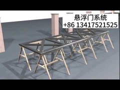 Système/accessoires de porte suspendue, accessoires de porte coulissante sans rail, porte de cour