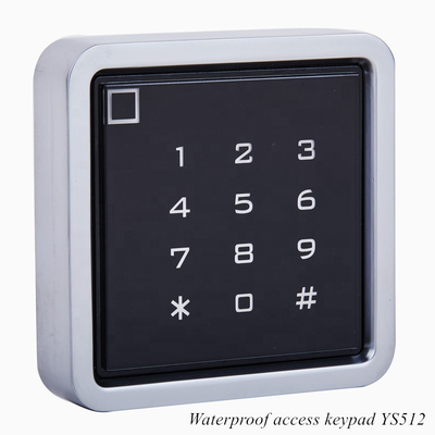 Clavier numérique électronique de contrôle d'accès de la caisse RFID 125khz en métal de Doorwaterproof d'entrée de clavier numérique automatique de porte autonome avec l'utilisateur 2000