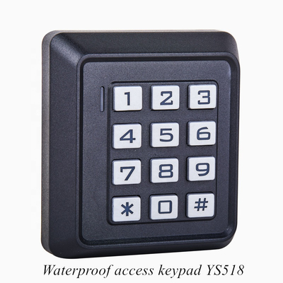 Le clavier numérique imperméable de contrôle d'accès du clavier numérique automatique IP68 RFID 125khz de porte a codé des systèmes d'entrée de porte autonomes avec 2000 utilisateurs